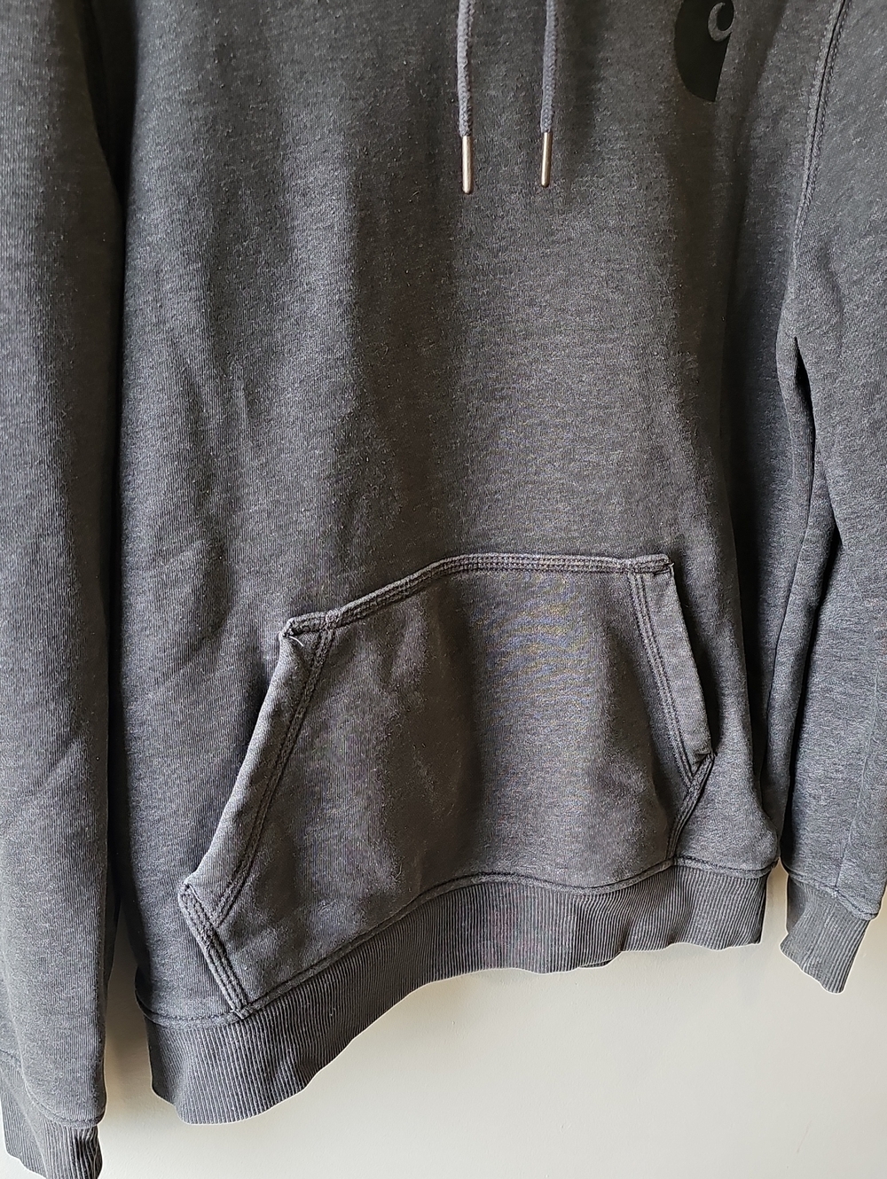 Carhartt Women's Small Dark Gray Pullover Hoodie - Picture 3 of 6
